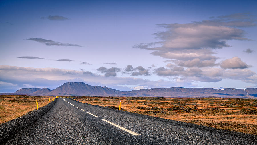 Highway In Iceland Photograph