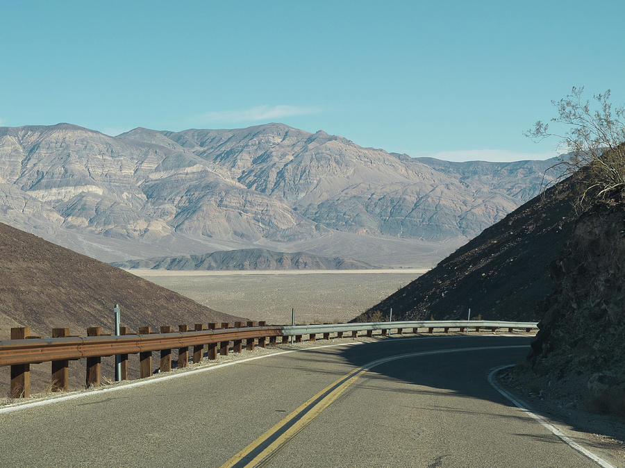 Highway into Death Valley Photograph by Frank DiMarco