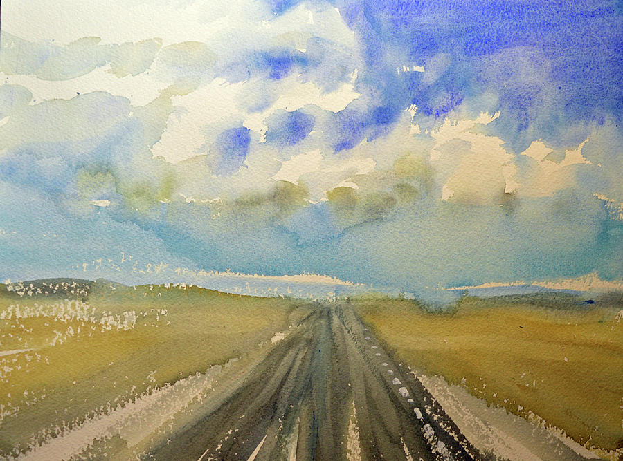 Highway Painting by Lynne Haines