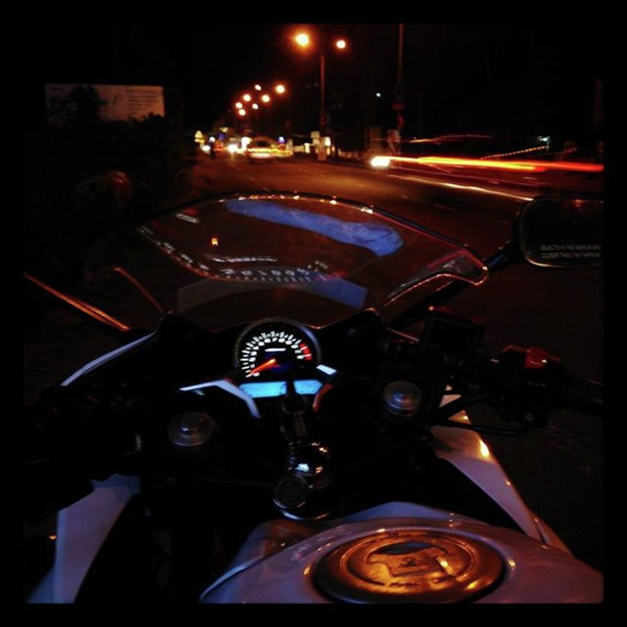 Citylights Photograph - #highway Night Run. 😍 
#nh47 by Manu Vithayathil