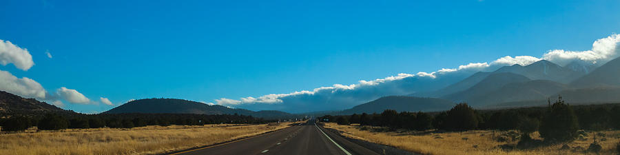 Highway to Flagstaff Photograph by Ed Gleichman