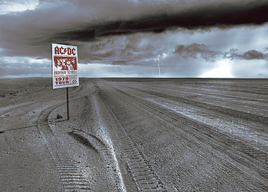 Oakland Photograph - Highway to Hell, AC/DC by Mal Bray