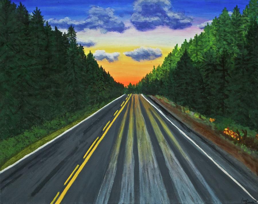 Highway to Temptation Painting by Laura Lagarde | Fine Art America