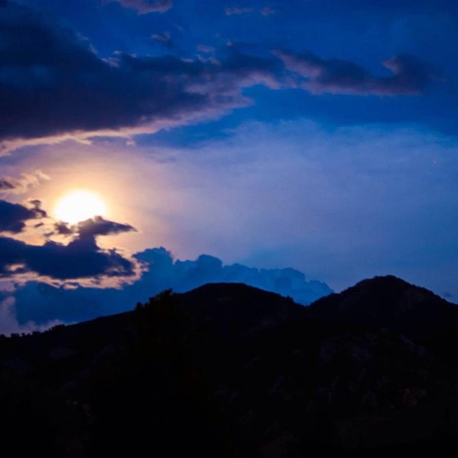 Moonrise Photograph - #hike #hiking #moonrise #moon by Melissa Helmbrecht