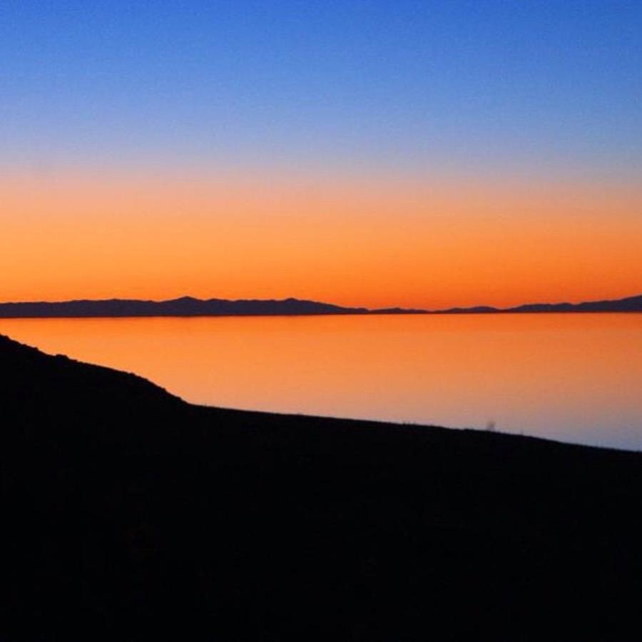Sunset Photograph - #hike #hiking #sunset #anelopeisland by Melissa Helmbrecht