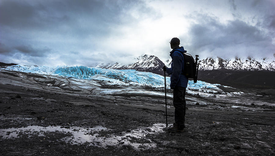 Hike to Matanuska Glacier Photograph by Kyle Lavey