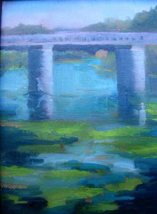 Hike to the trestles San Clemente California Painting by Bryan Alexander Hike to the trestles San Clemente California Painting by Bryan Alexander