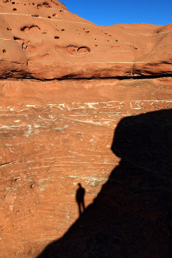 hiker in Canyonlands NP Photograph by Pierre Leclerc Photography