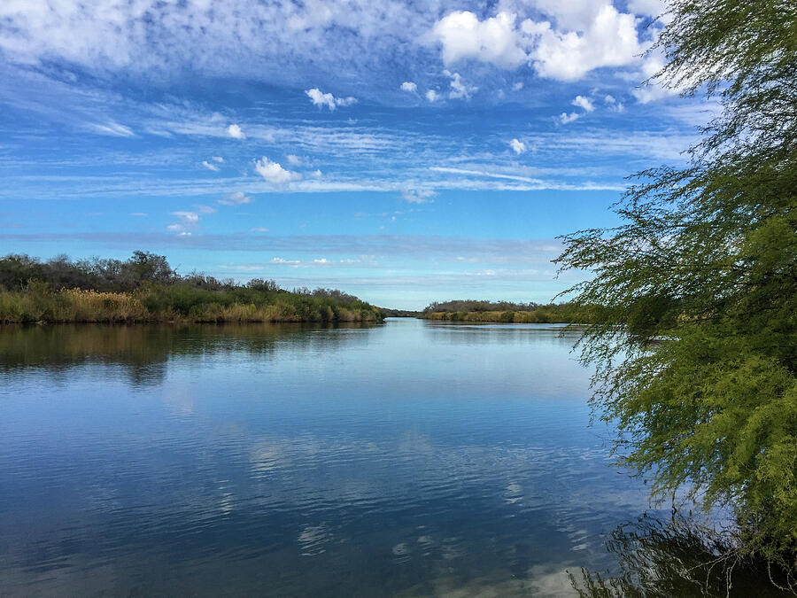 Hiking Along the Rio Grande in South Texas Photograph by Debra Martz