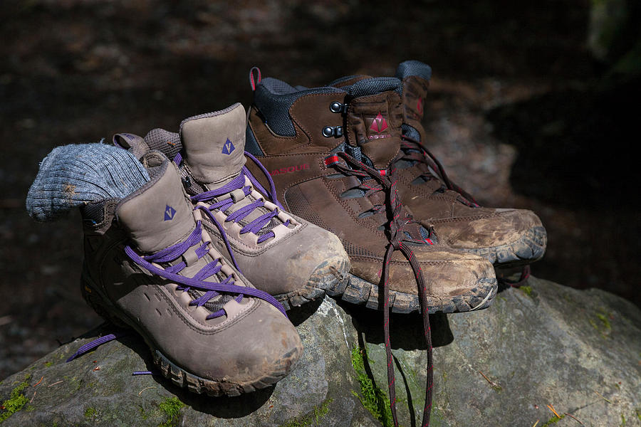 Hiking Boots After a Day on the Trail Photograph by Rick Pisio - Fine ...