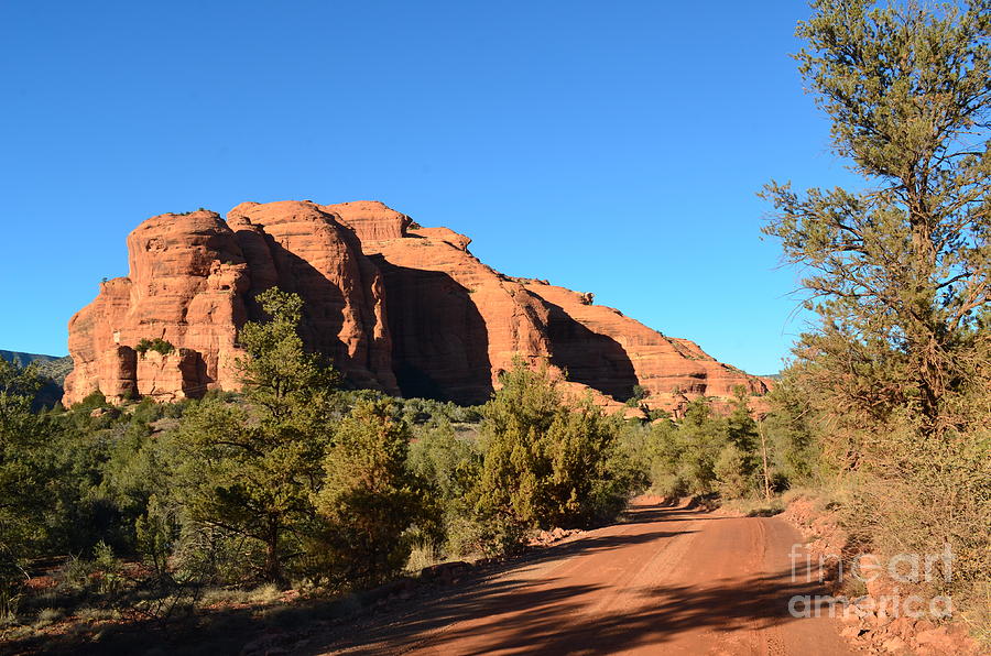 Hiking in Red Rocks in Arizona Photograph by DejaVu Designs