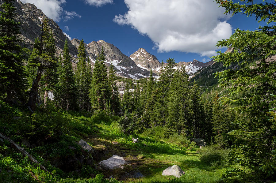 Hiking into the Gore Range Mountains Photograph by Michael J Bauer ...