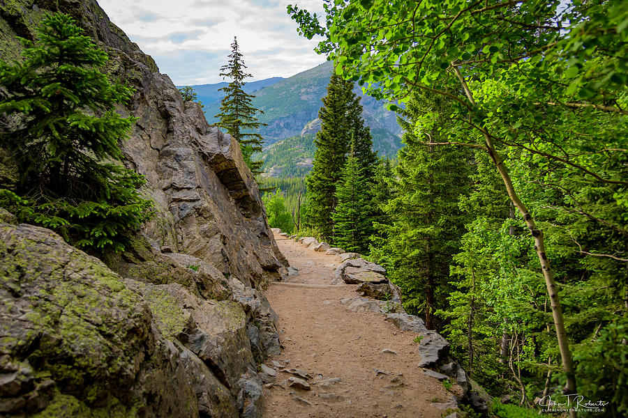 Hiking the Rockies Photograph by Clicking With Nature