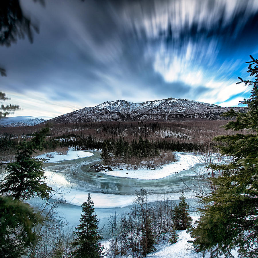 Mountain Photograph - Hiland  by Ed Boudreau