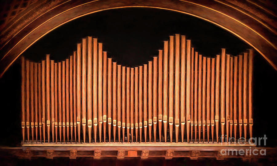 Hill Auditorium University Of Michigan Organpipes Photograph