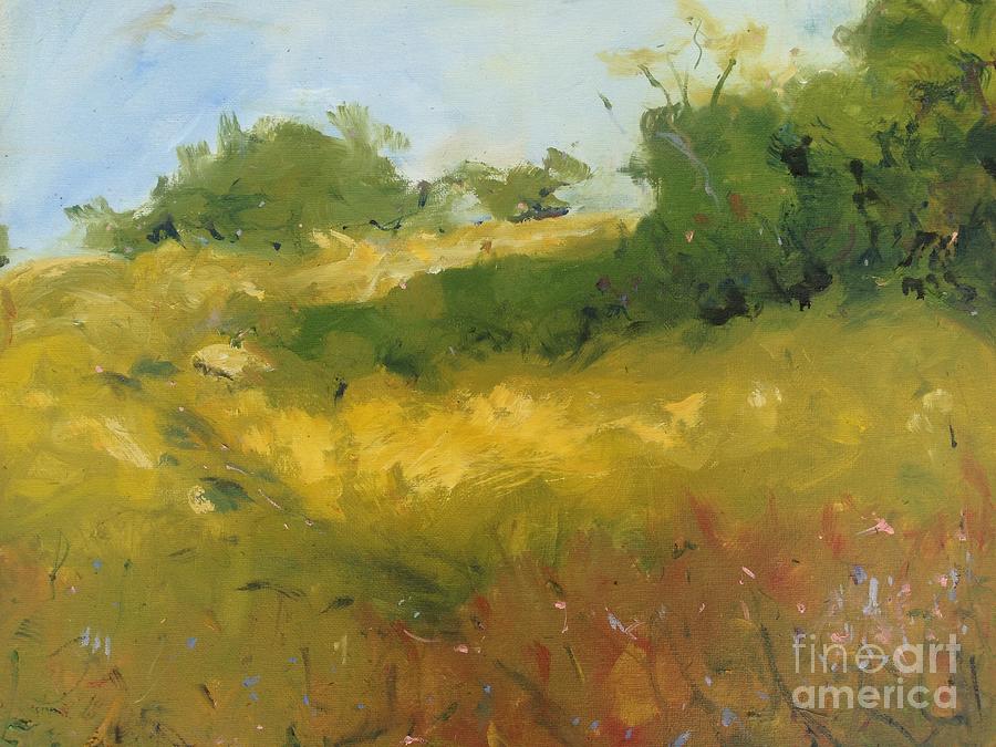 Windy Hill Painting by Karen Carmean