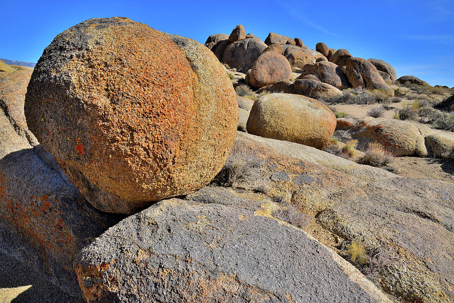 Hill of Boulders in the Alabama Hills Photograph by Ray Mathis