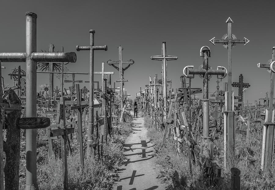 Hill of Crosses  Photograph by Andrew Matwijec