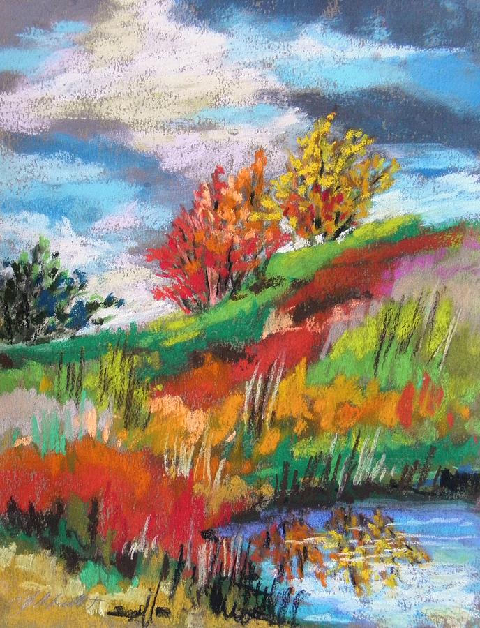 Tree Painting - Hill Pond by John Williams