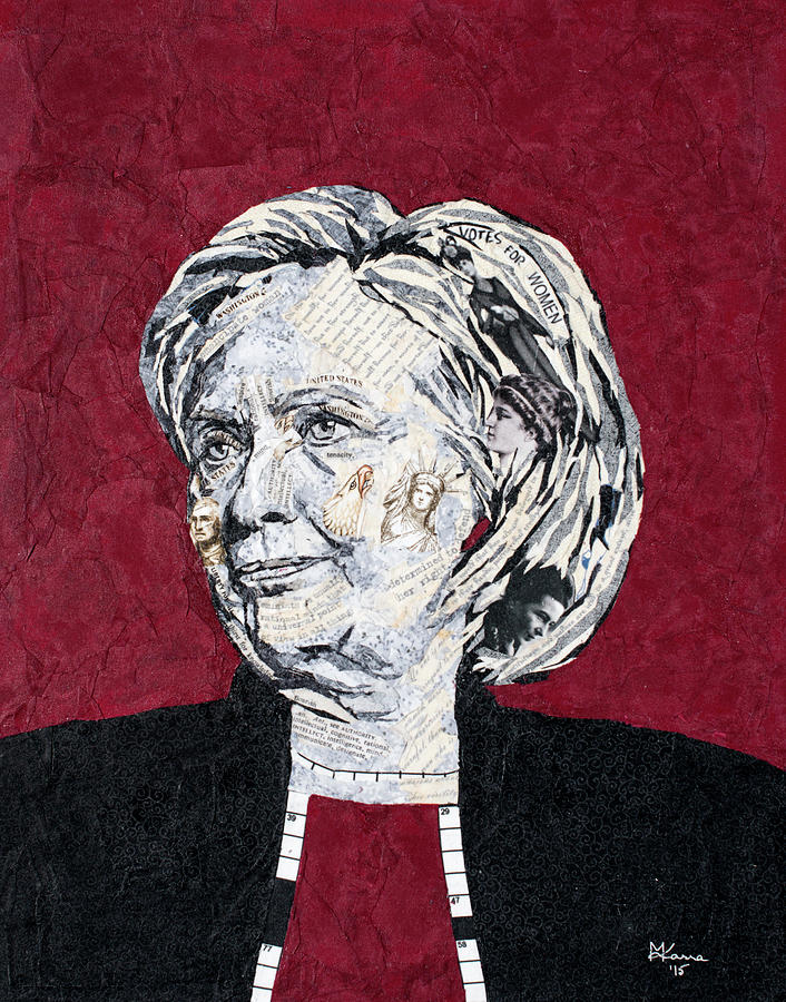 Hillary Painting by Mihira Karra