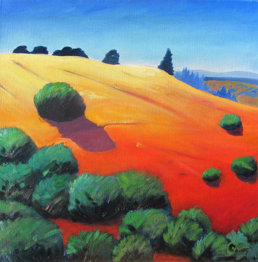 Tree Painting - Hills and Beyond by Gary Coleman