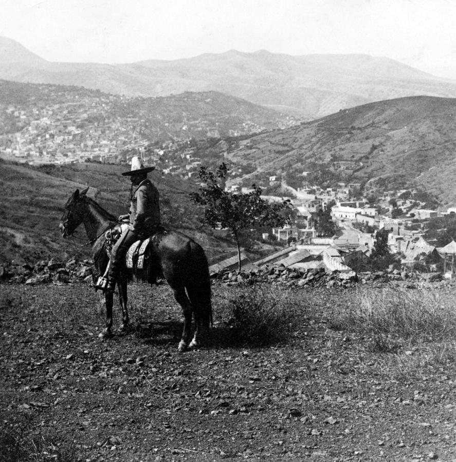 Hills of Guanajuato - Mexico - c 1911 Photograph by International  Images