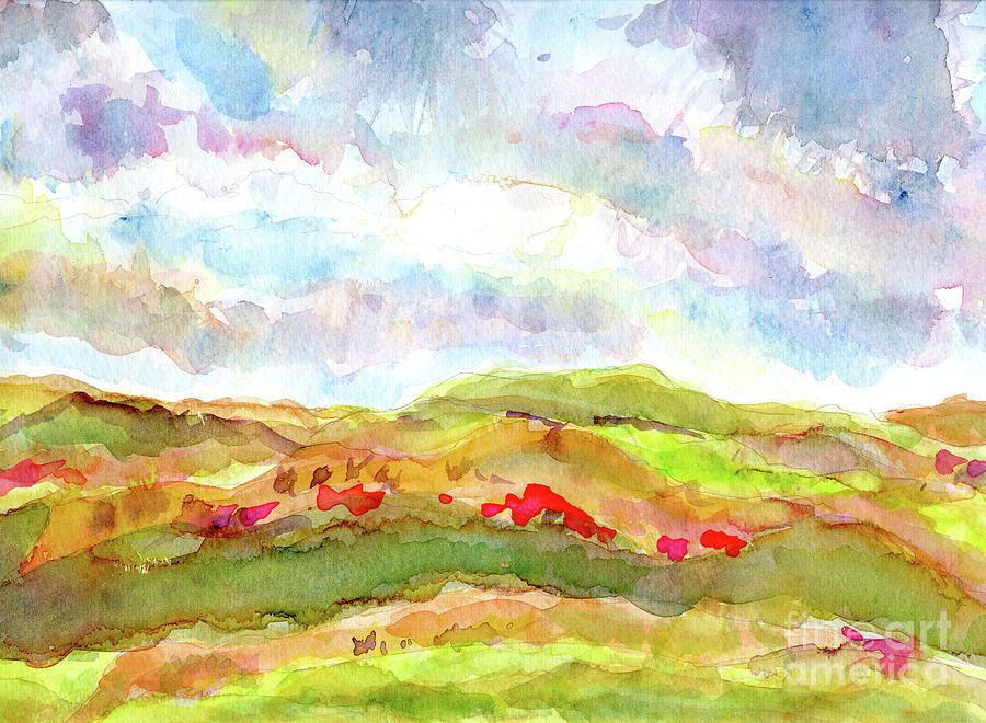 Hills of Home Painting by Paula Joy Welter