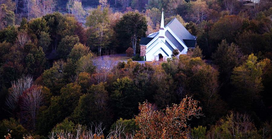 Hills of Sugar Mountain Church Photograph by Mindy Newman