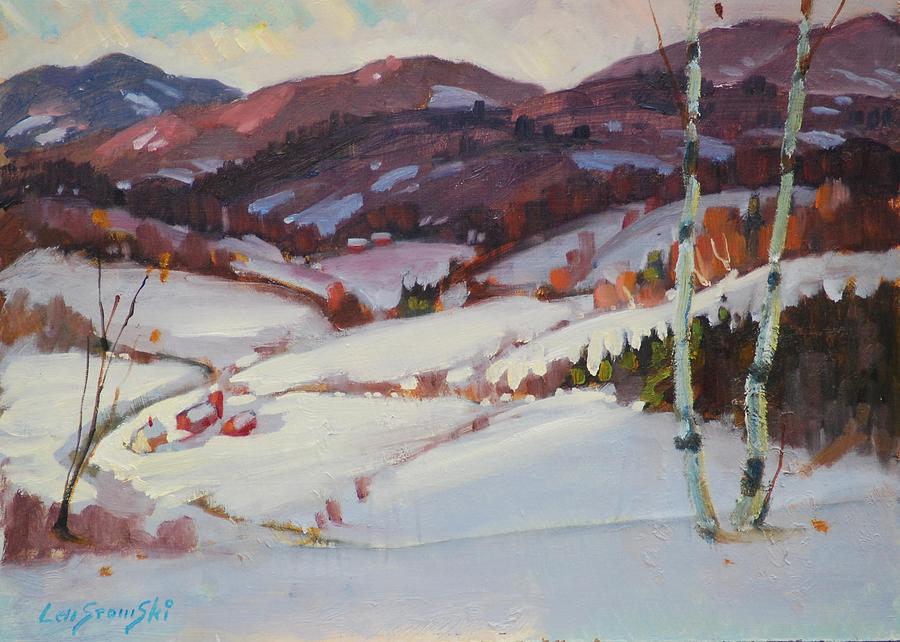 Hills Of Vermont Painting by Len Stomski