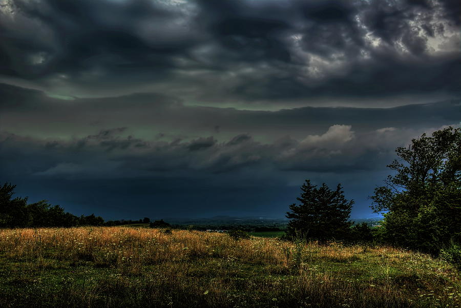 Hilltop Storm Front Photograph by Dale Kauzlaric