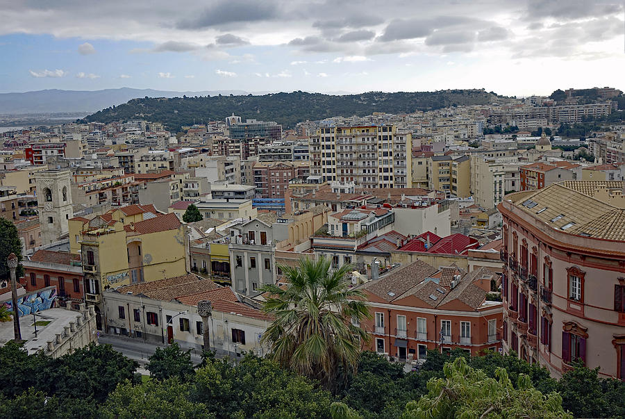 Hilltop View Of Cagliari Sardinia Photograph by Rick Rosenshein
