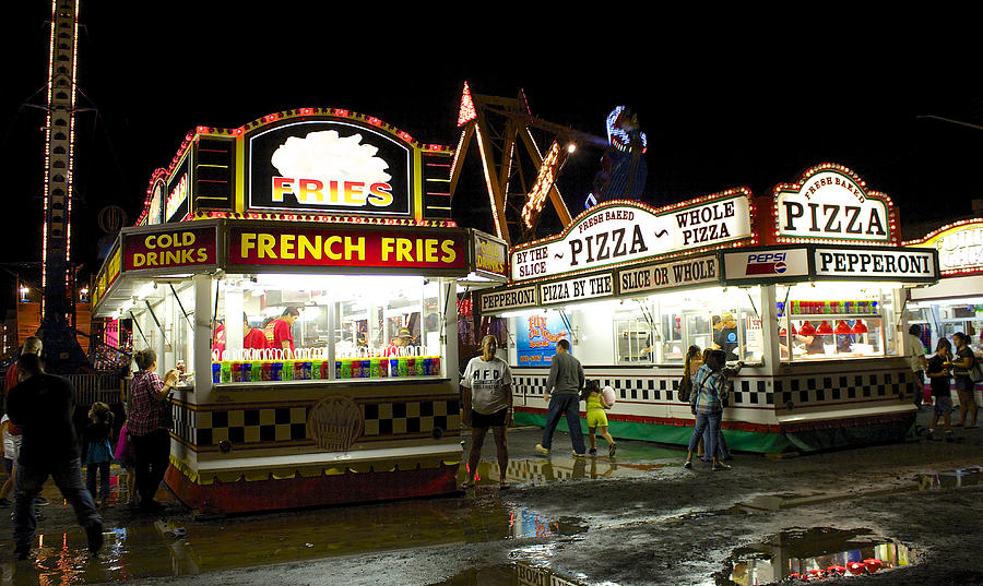 Hilo Fair At Night Photograph by Venetia Featherstone-Witty
