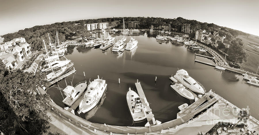 Boat Photograph - Hilton Head Harbor Town Yacht Basin 2012 by Dustin K Ryan