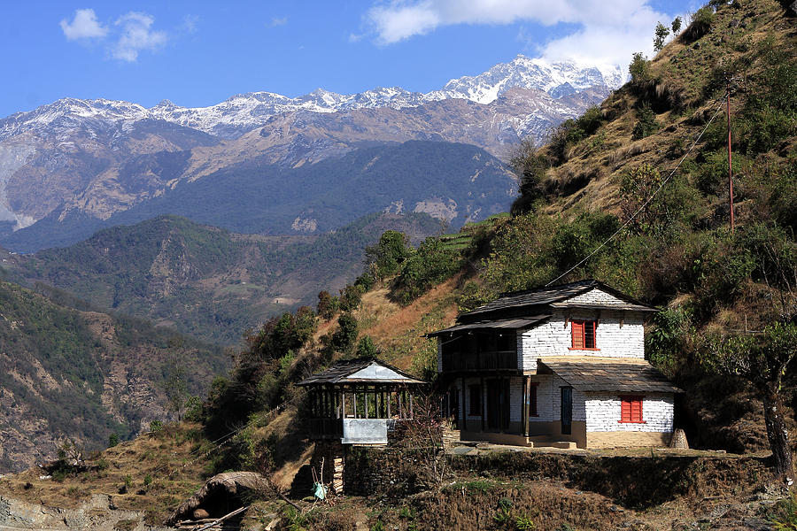 Himalayan Homestead Photograph by Aidan Moran