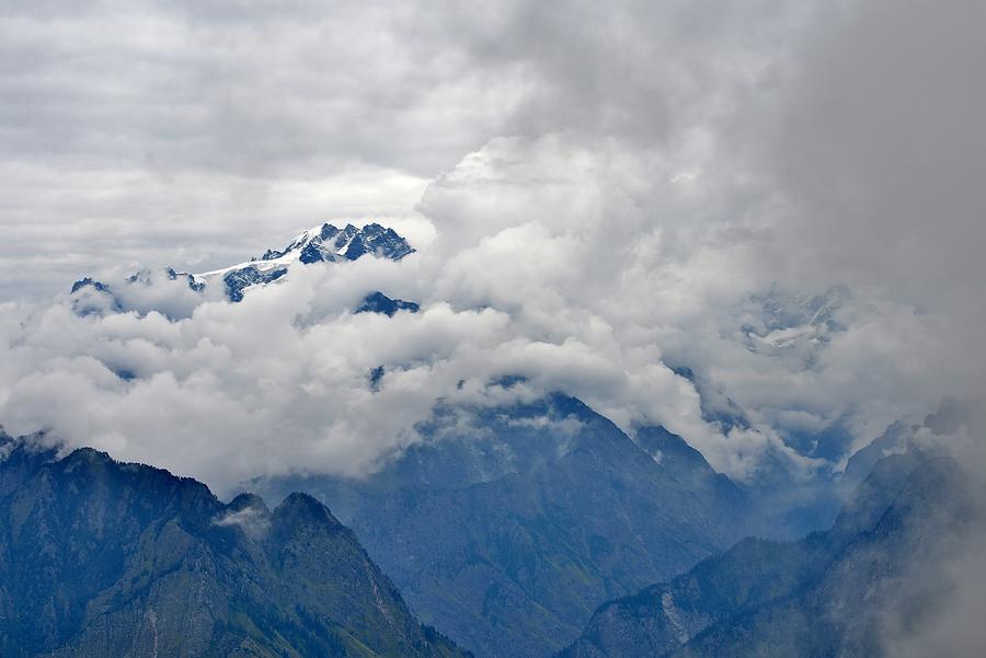 Himalayan View From Auli India Photograph by Kim Bemis