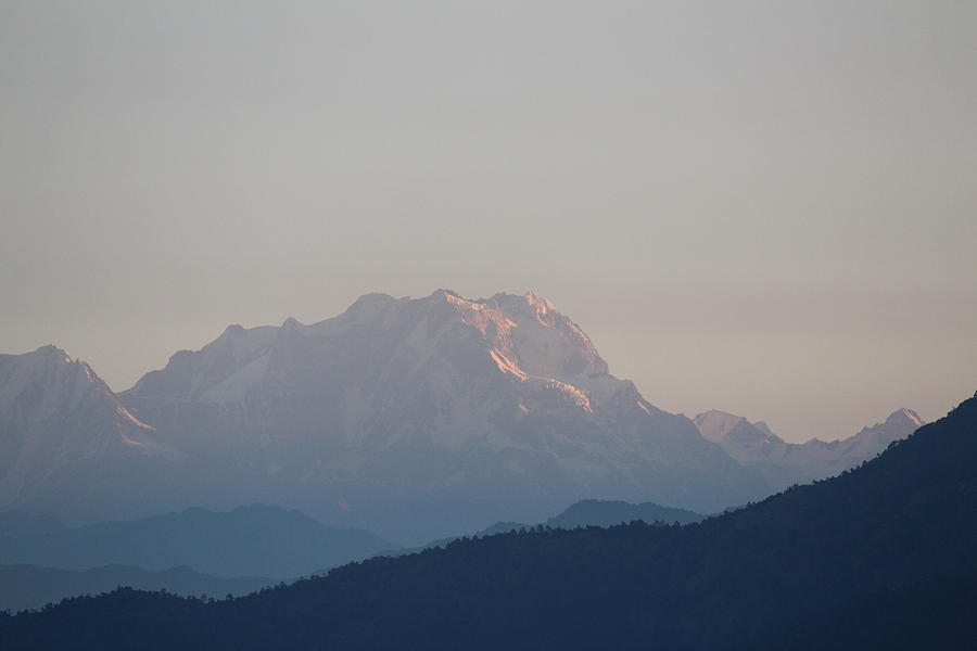Himalayas from above Rishikesh Photograph by Jennifer Mazzucco