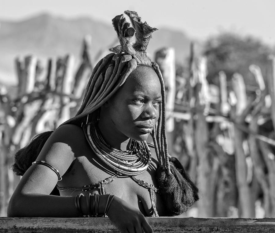 Himba Portrait Photograph by Rand Ningali
