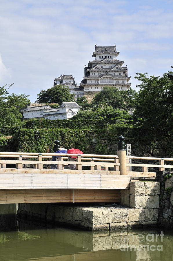 Castle Photograph - Himeji Bridge by Andy Smy