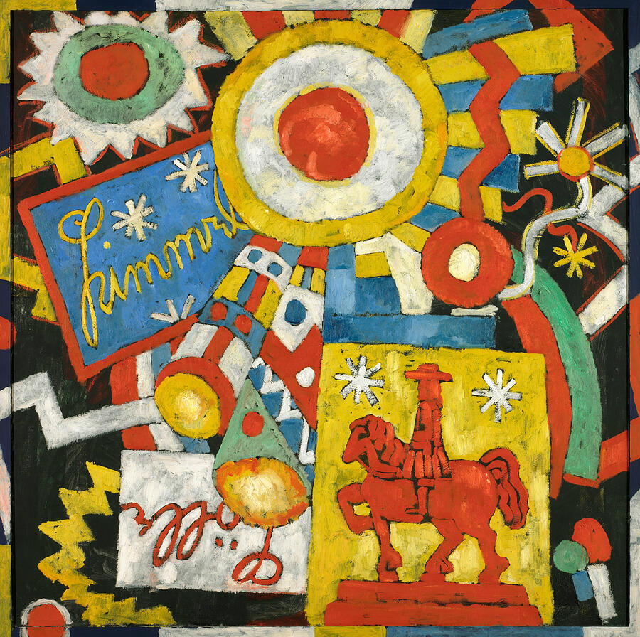 Himmel, from 1914-1915 Painting by Marsden Hartley
