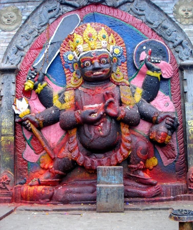 hindu-deity-kal-bhairav-photograph-by-saroj-gartaula-pixels