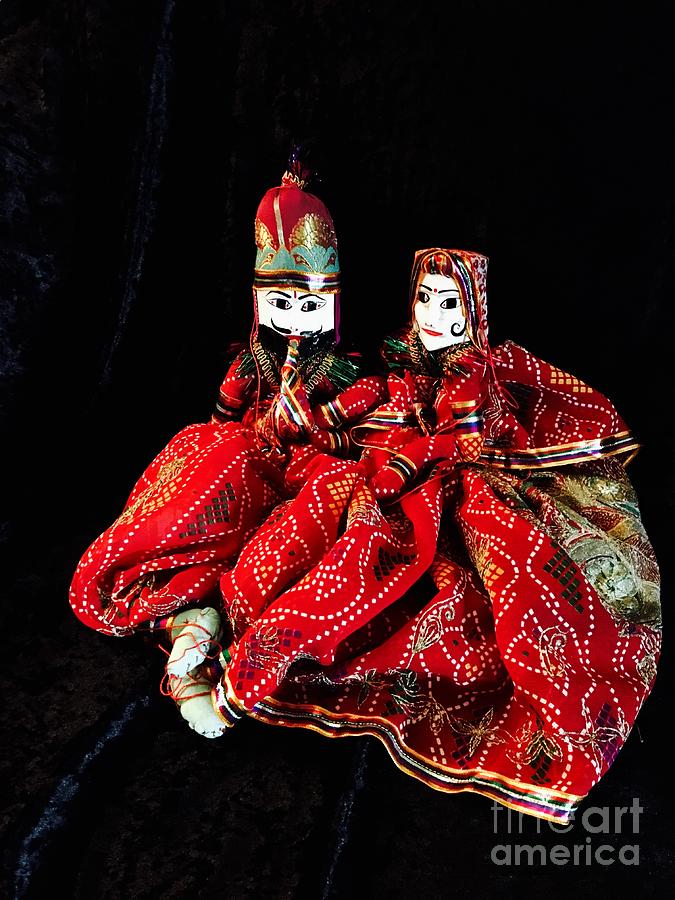 Hindu Dolls - Married Couple Photograph by Alice Terrill