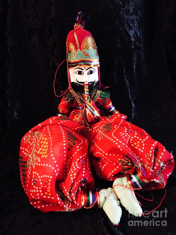 Hindu Male Musician Doll Photograph by Alice Terrill