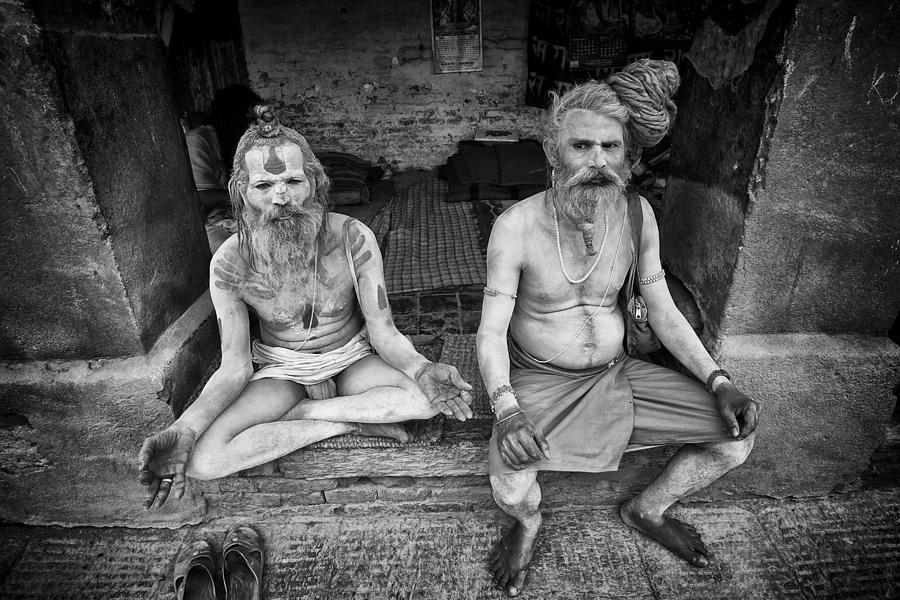 Hindu Sadhus 2 Photograph by David Longstreath