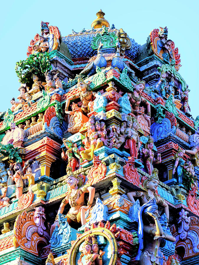 Hindu Temple Chennai India Photograph by Dominic Piperata