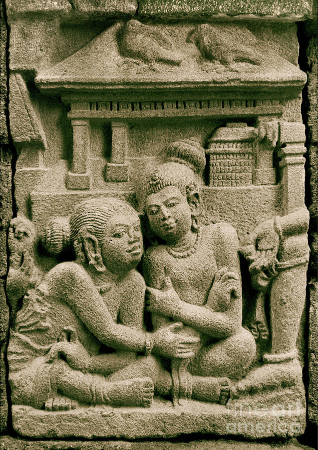 Hindu temple sculpture - Prambanan I Photograph by Sharon Hudson