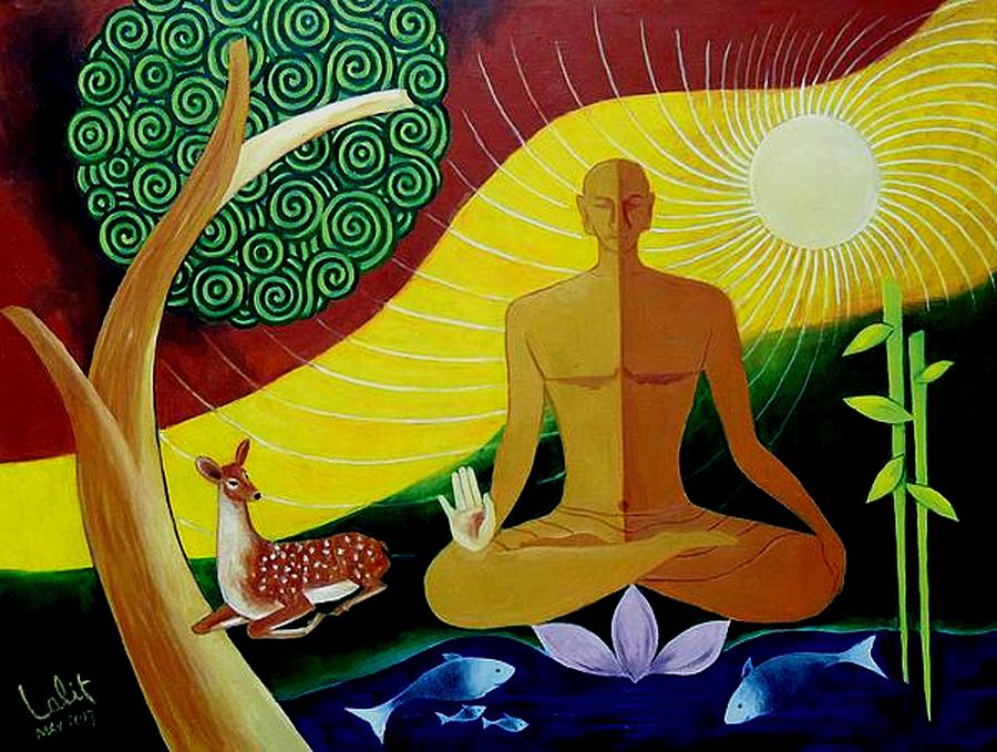 jain god painting