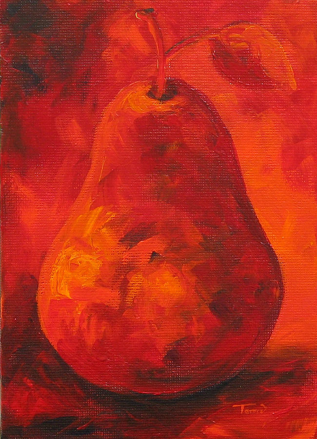 Hint of a Pear  Painting by Torrie Smiley