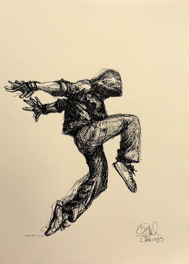 Continuous line sketch drawing of ballet dancer... - Stock Illustration  [61405608] - PIXTA