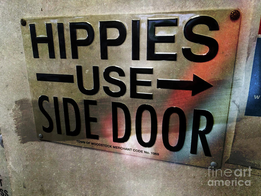 Hippies Use Side Door Photograph By Steven Digman