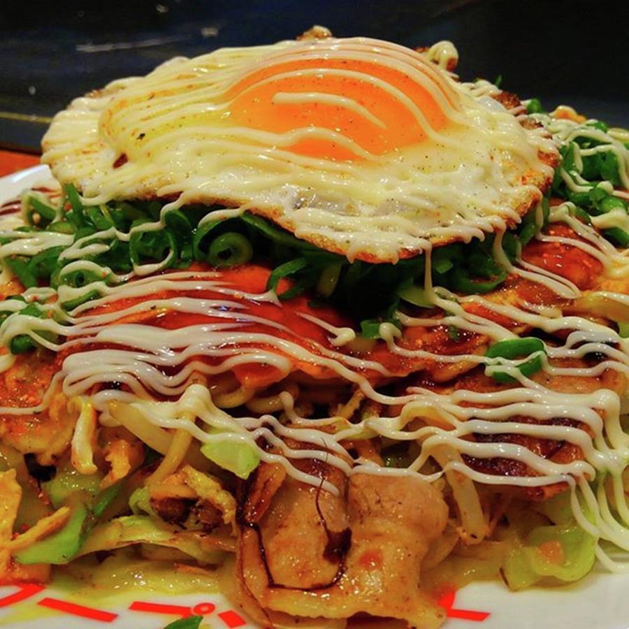 Hiroshima Soul Food Okonomiyaki Photograph by Nori Strong